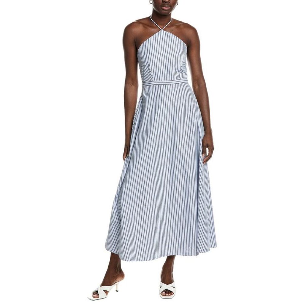 Garrie B Womens  Halter Midi Dress, Black